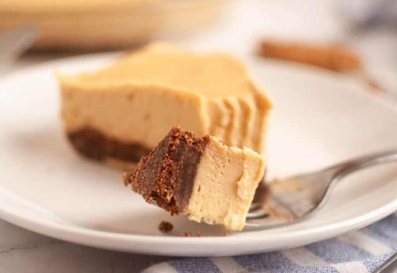 Chocolate Peanut Butter Marble Pie
