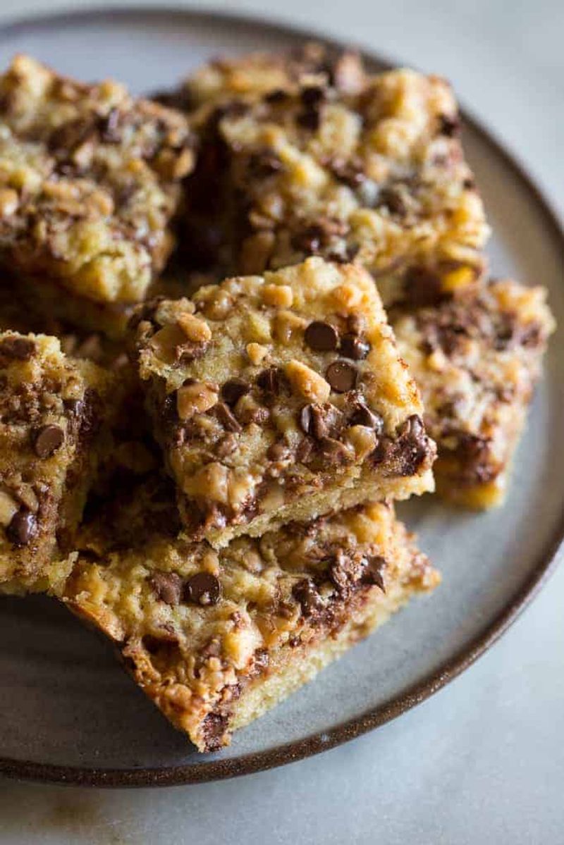 Toffee Chip Squares