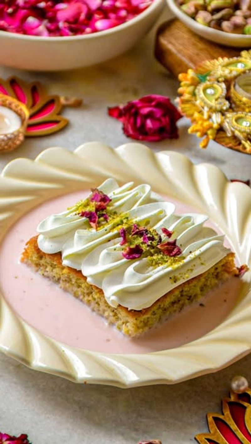 Pistachio Rosewater Tres Leches