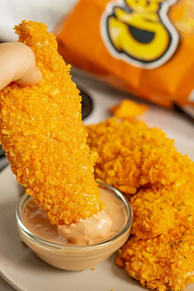 Cheddar Crusted Chicken Tenders