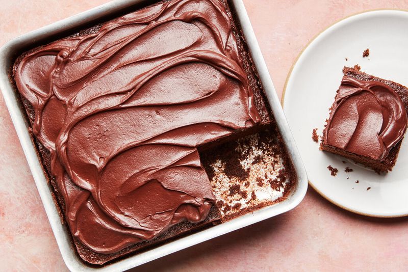 One-Bowl Chocolate Snack Cake