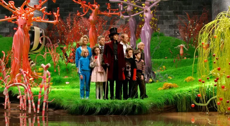 The feast in Willy Wonka’s world (Willy Wonka and the Chocolate Factory)