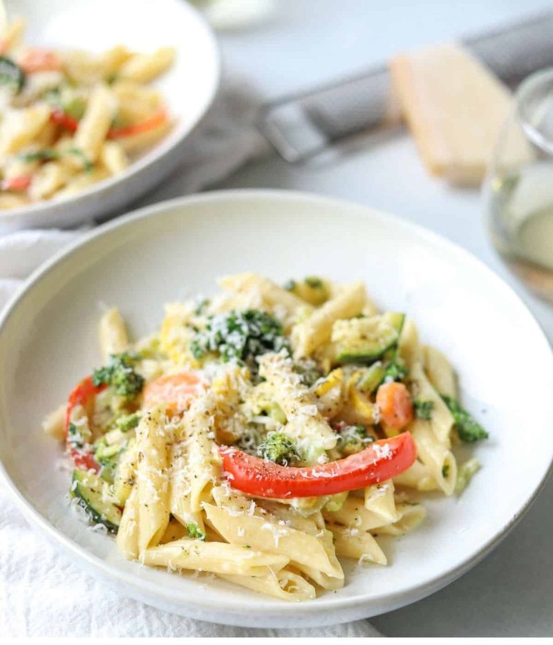 Creamy Pasta Primavera