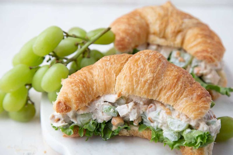 Chicken Salad on Croissants