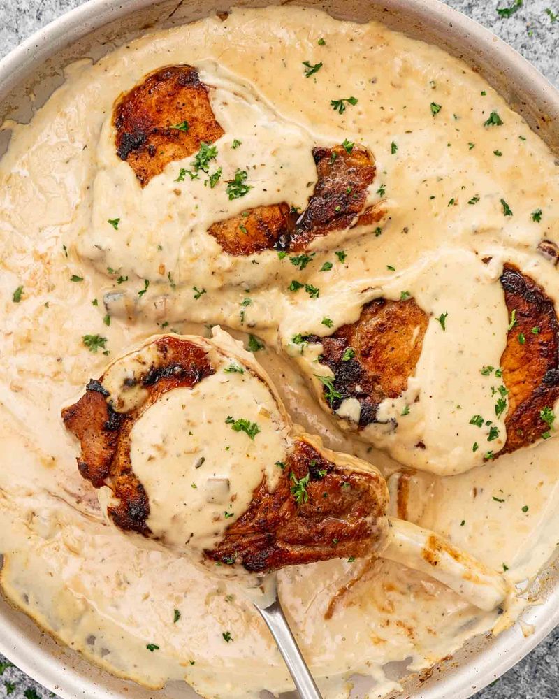 Creamy Ranch Pork Chops