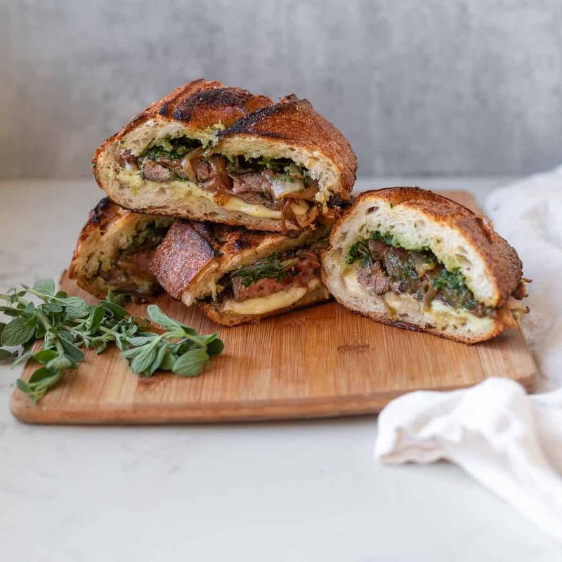 Argentinian Chimichurri Steak Sandwich