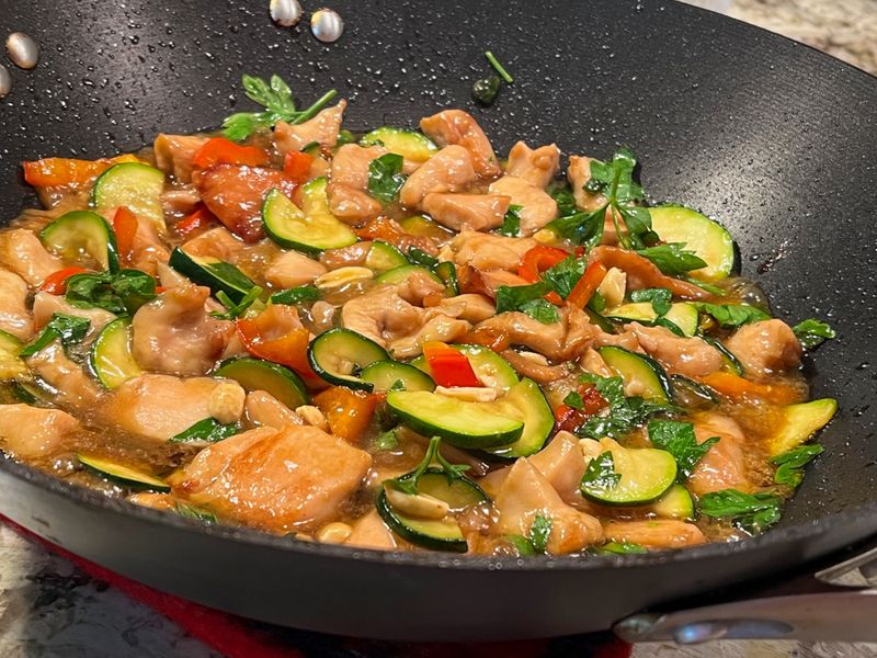 Chicken Zucchini Stir-Fry
