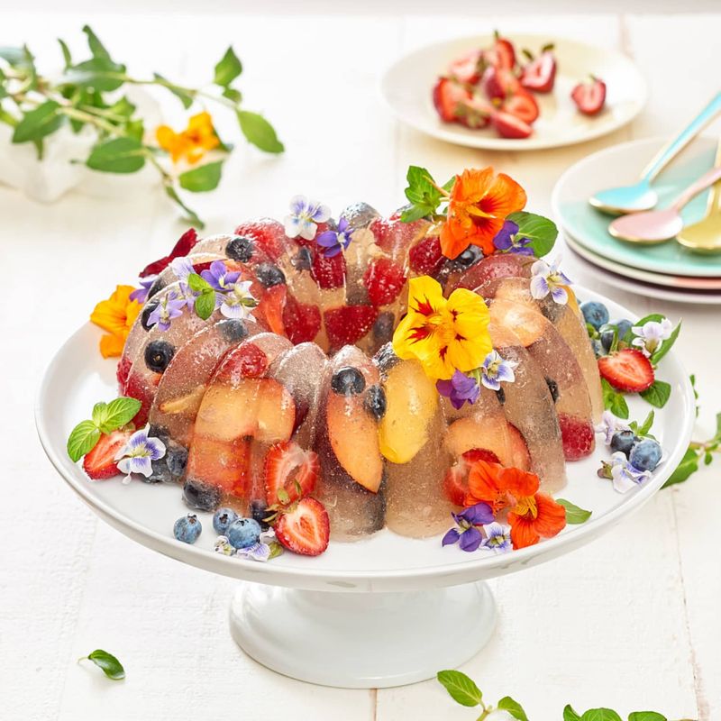 Jell O Salad with Fruit