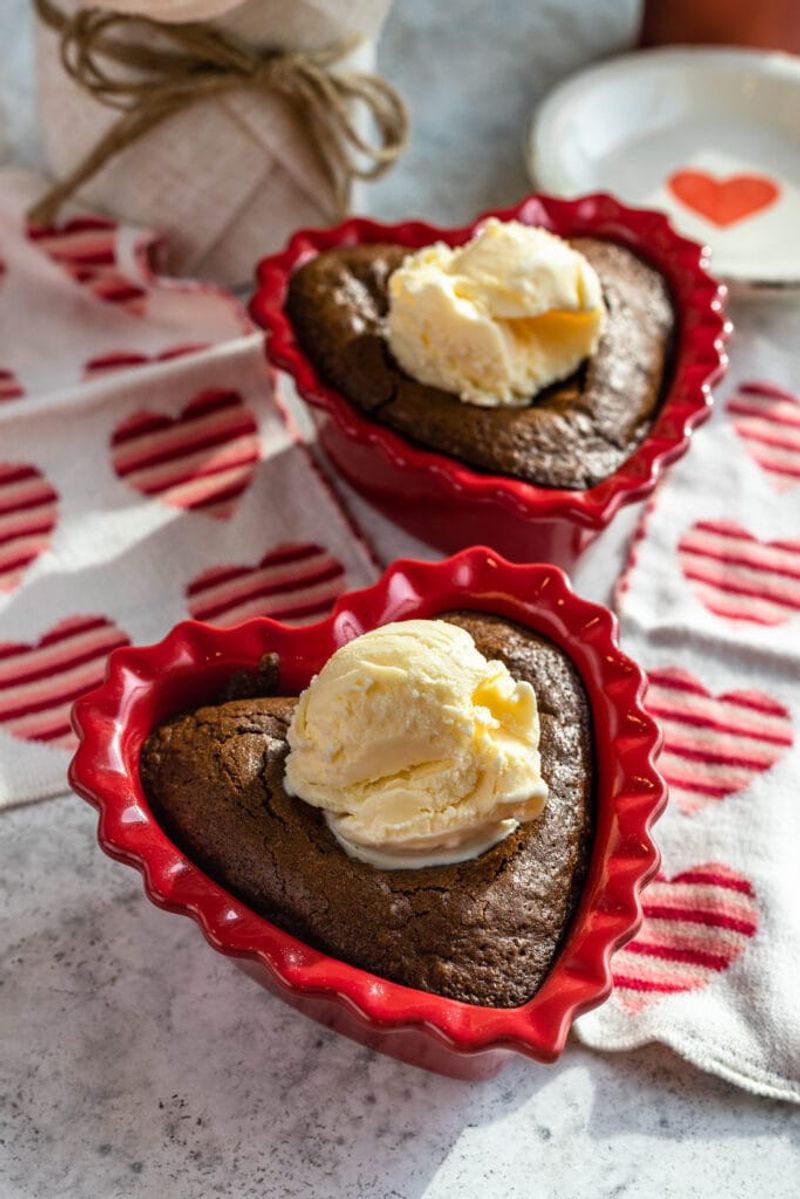 Valentine’s Day Chocolate Lava Cakes