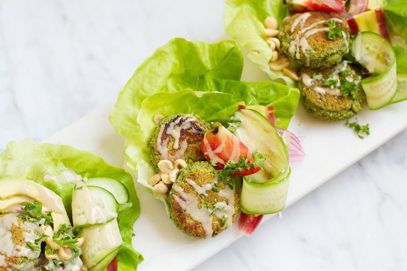 Falafel Lettuce Wraps