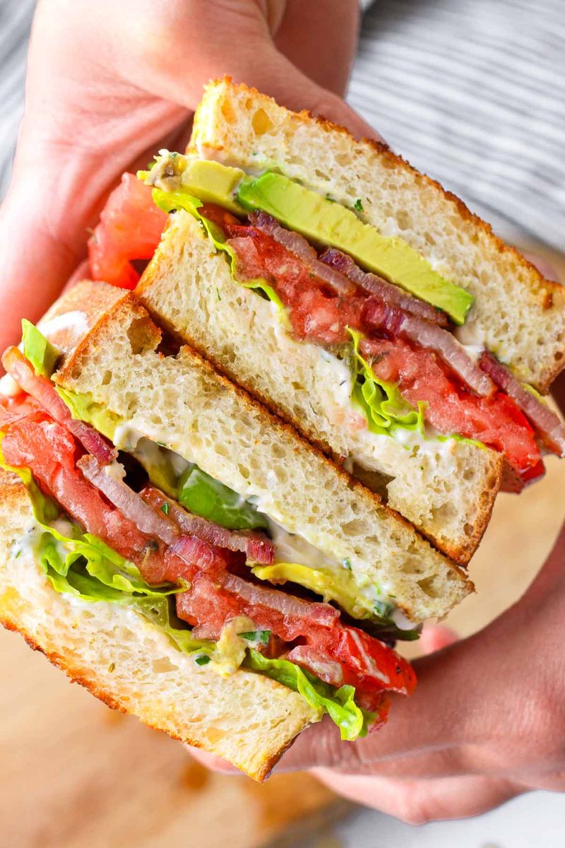 Turkey And Avocado BLT-Inspired Sandwich