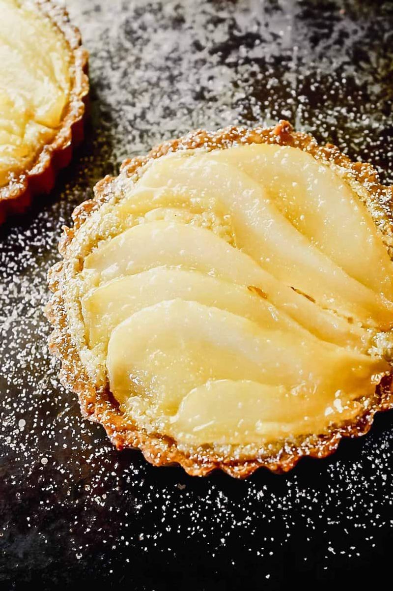 Almond Pear Mini Frangipane Tarts