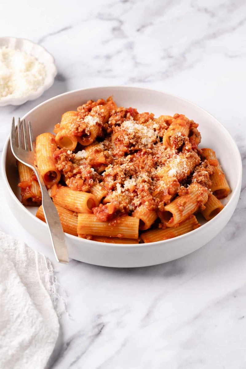 Rigatoni Bolognese