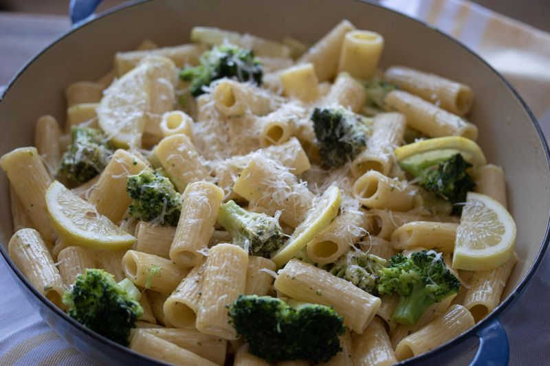 Rigatoni with Broccoli and Garlic
