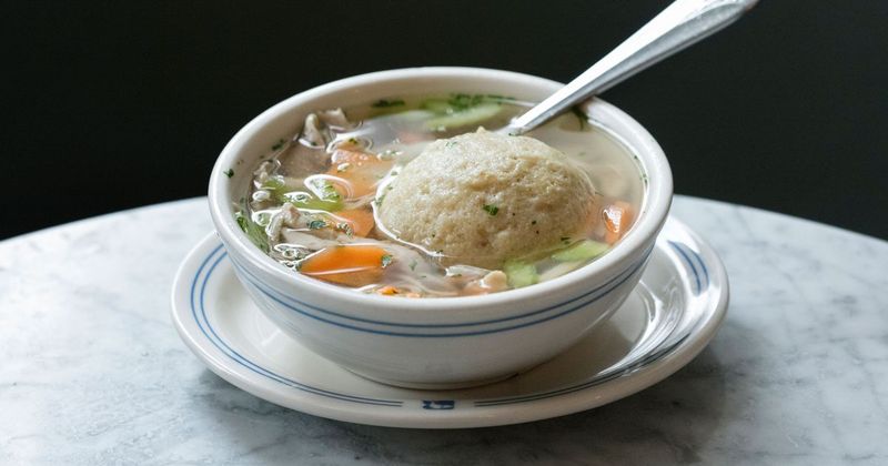 Matzo ball soup