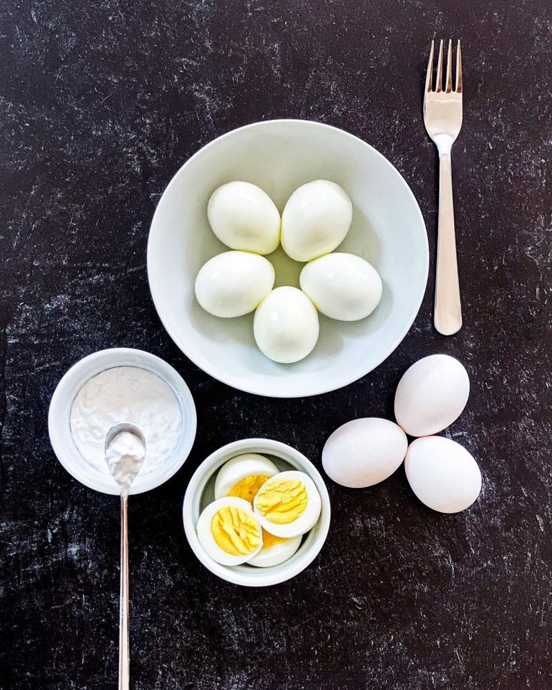 Ready-to-eat hard-boiled eggs