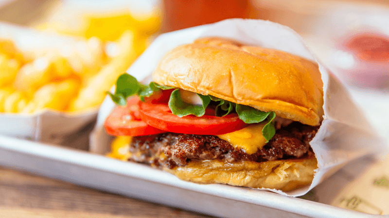 Greasy Fast Food Burgers