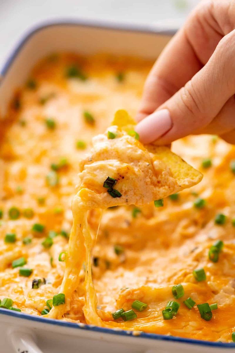Buffalo Chicken Dip (Microwave Version)