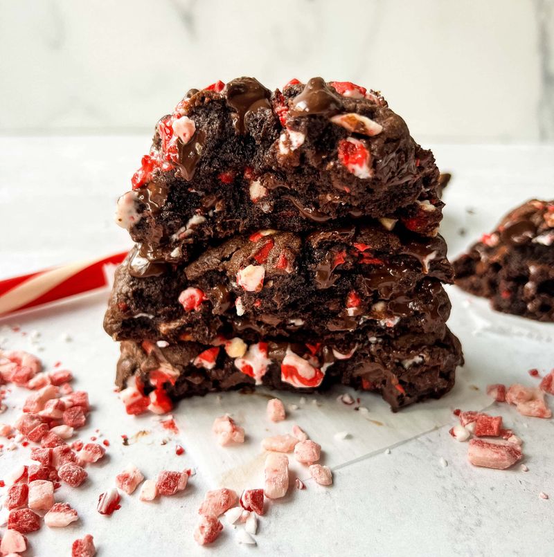 Double Chocolate Peppermint Cookies