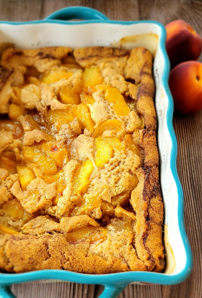 Brown Sugar Peach Cobbler