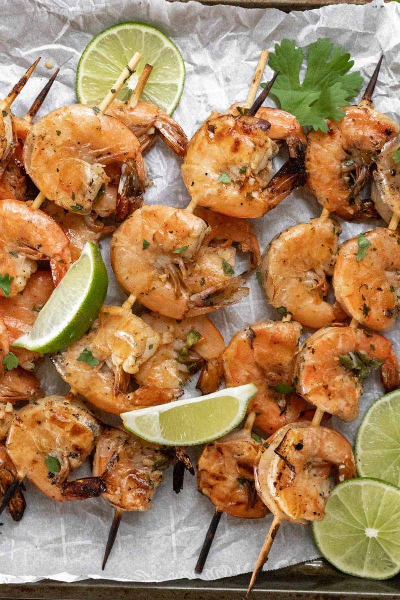 Margarita Grilled Shrimp Skewers