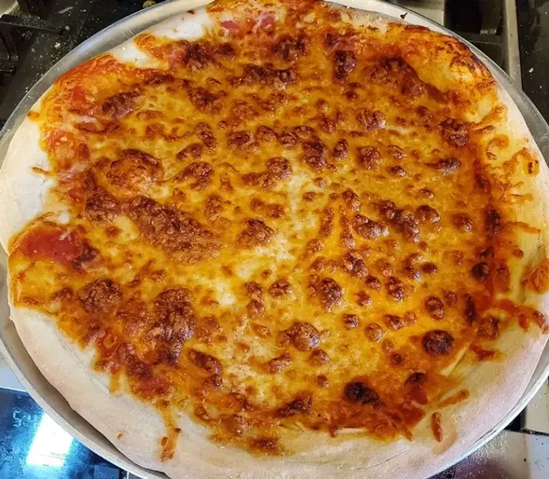 High heat burns cheese