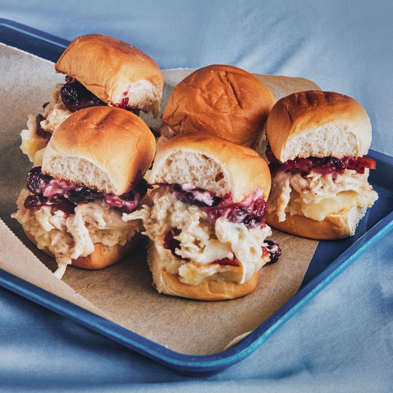 Turkey and Cranberry Sliders