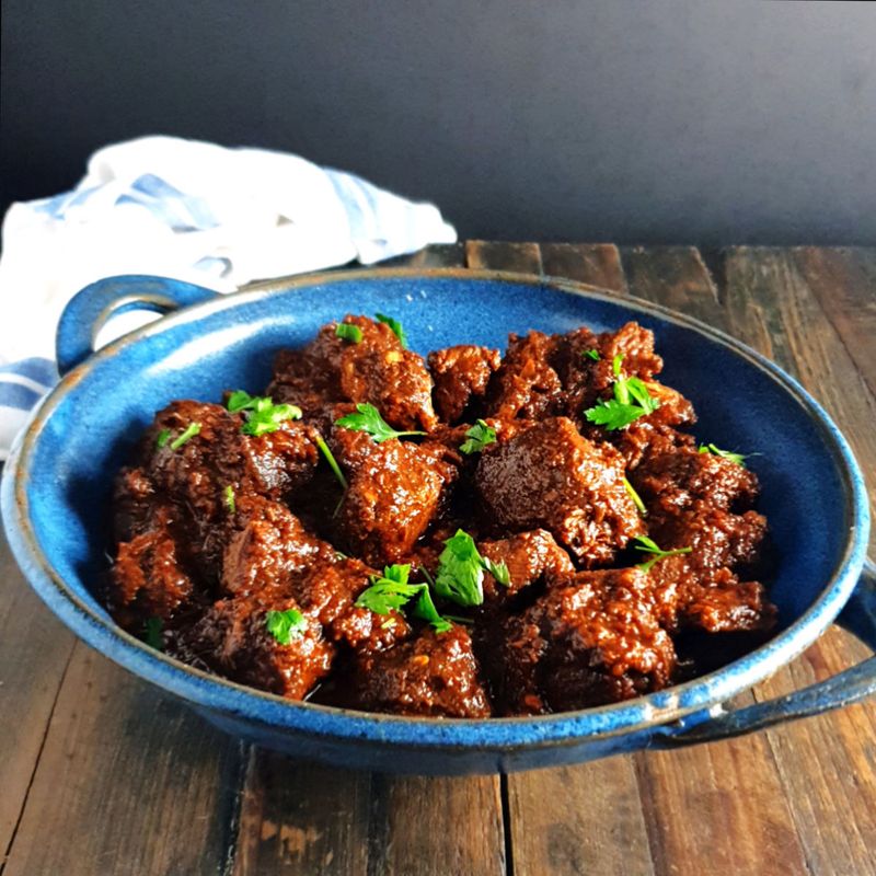 Carne adovada that truly marinates