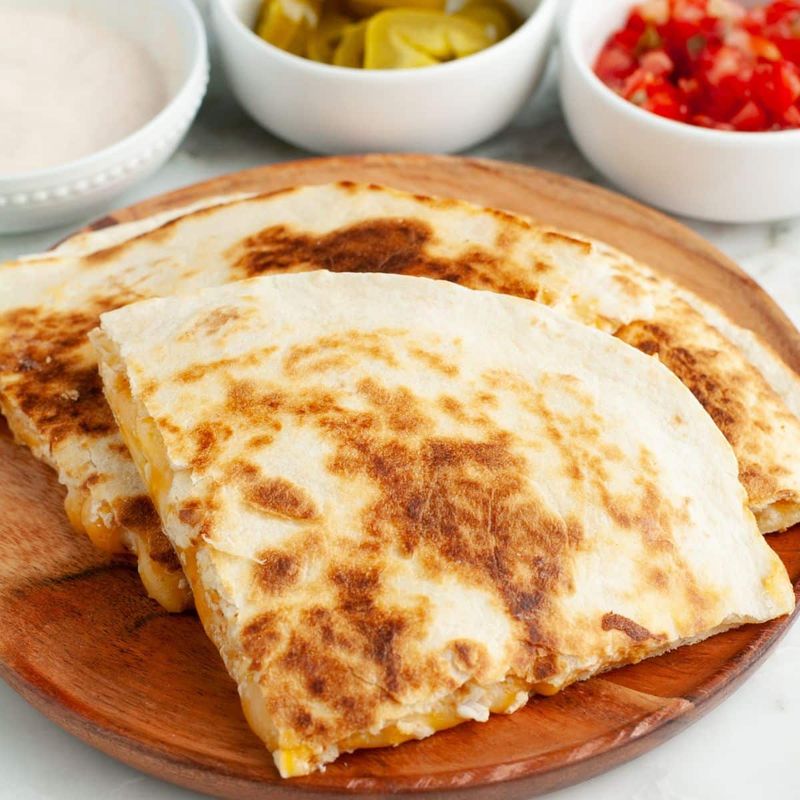 Chicken Quesadilla With Pico And Extra Grill
