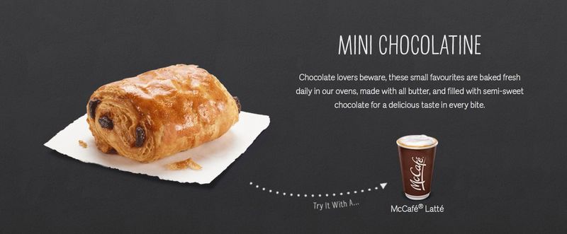 McDonald’s Canada Creamy Chocolat Danish