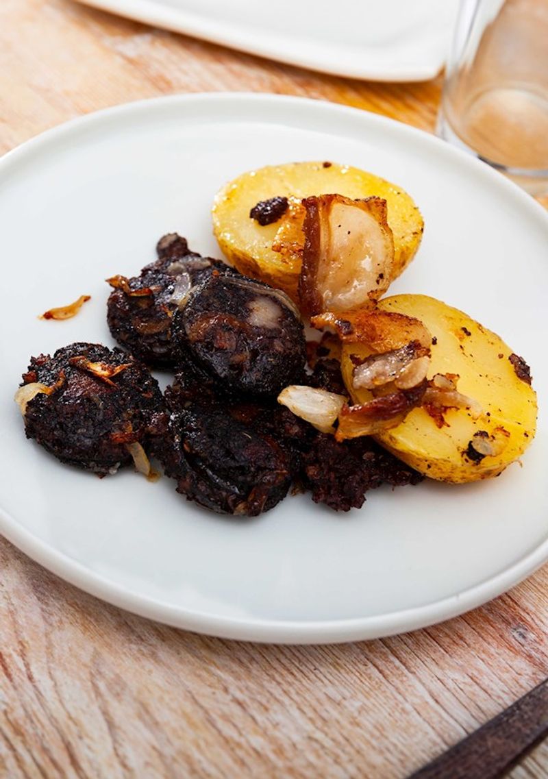 Blutwurst (blood sausage) dishes