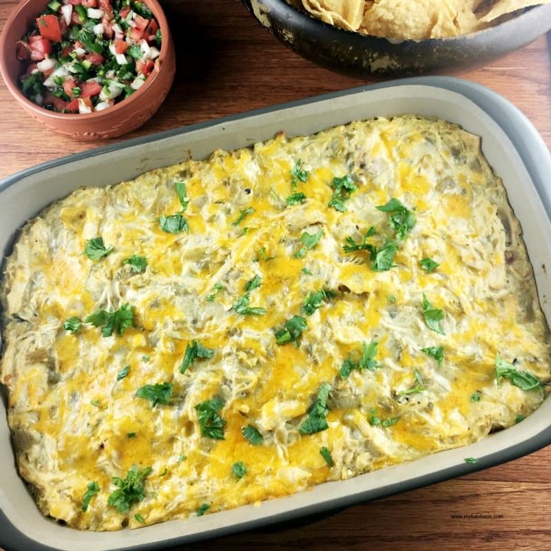 Green Chile Chicken Enchilada Casserole (Arizona)