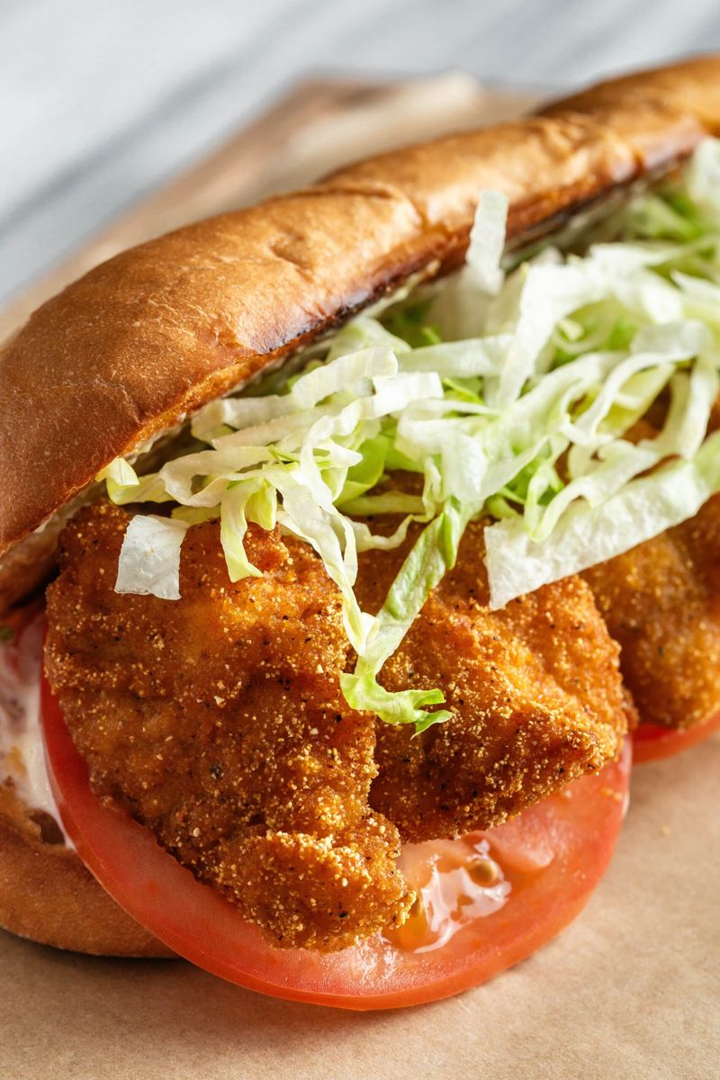 Fried Catfish Po'Boy