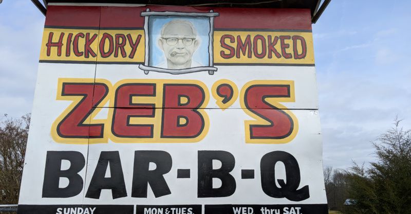 Zeb Dean BBQ — Danielsville, GA