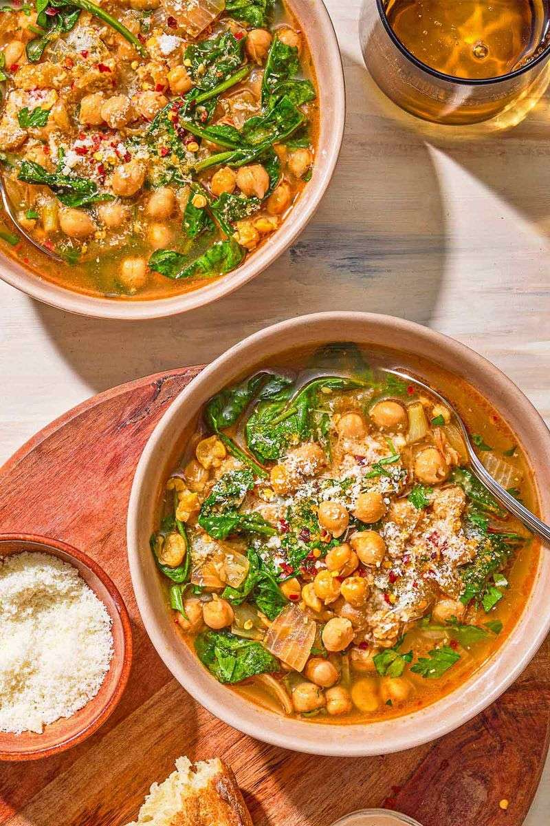 Chickpea and Spinach Stew
