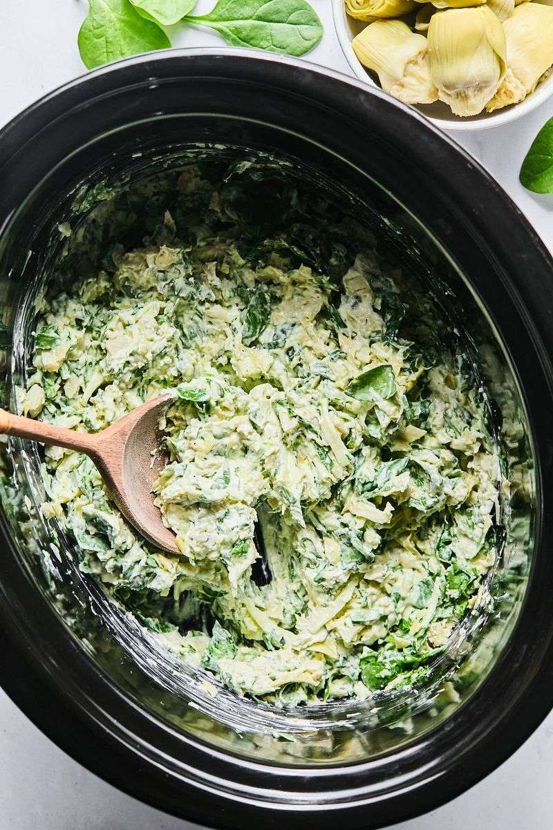 Slow-Cooker Spinach Artichoke Dip