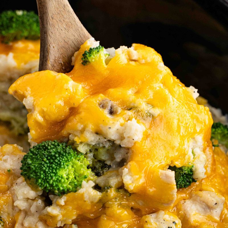 Cheesy Broccoli and Rice Casserole
