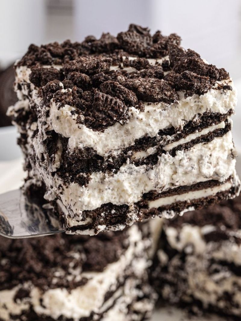 Oreo icebox cake