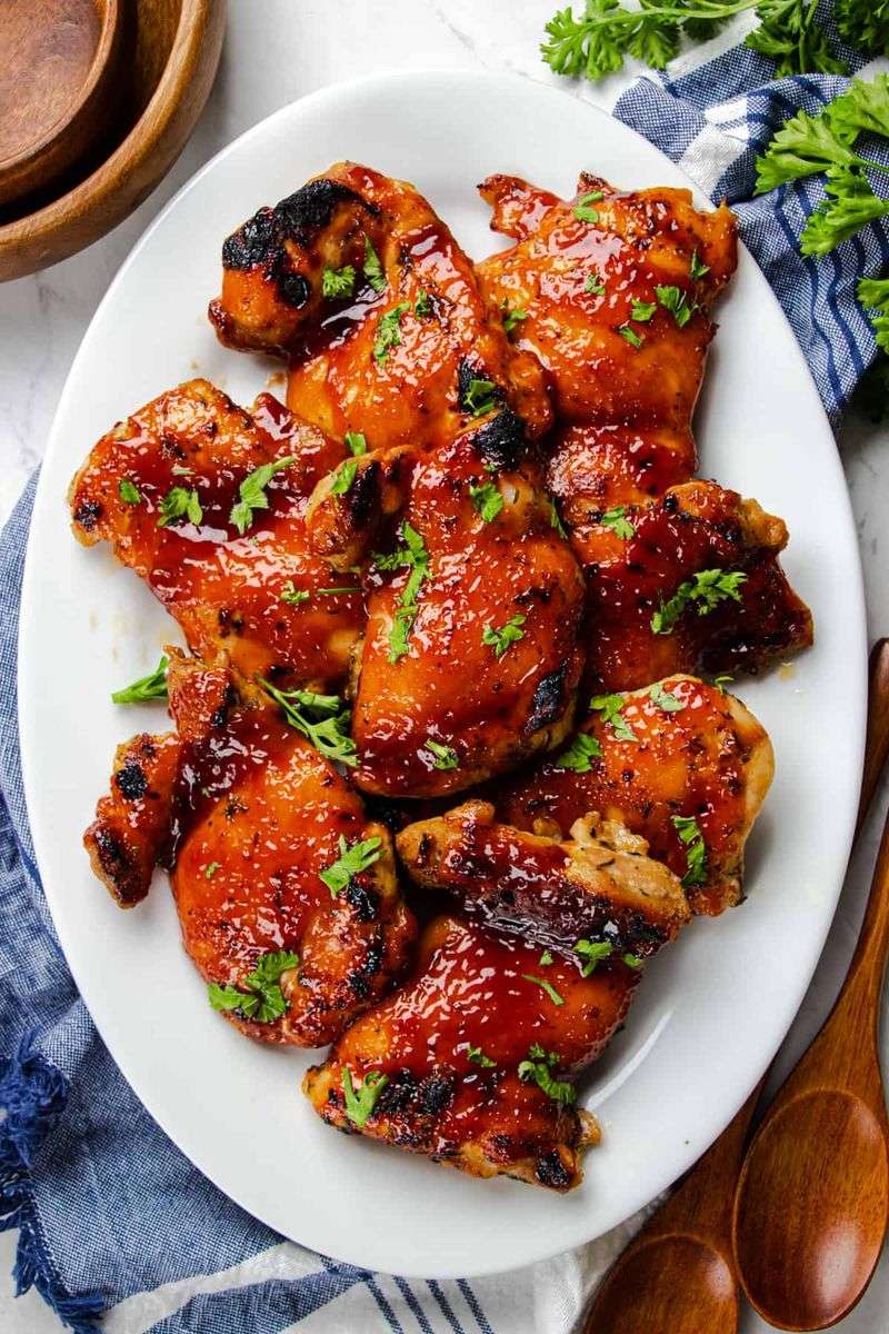BBQ Baked Chicken Thighs