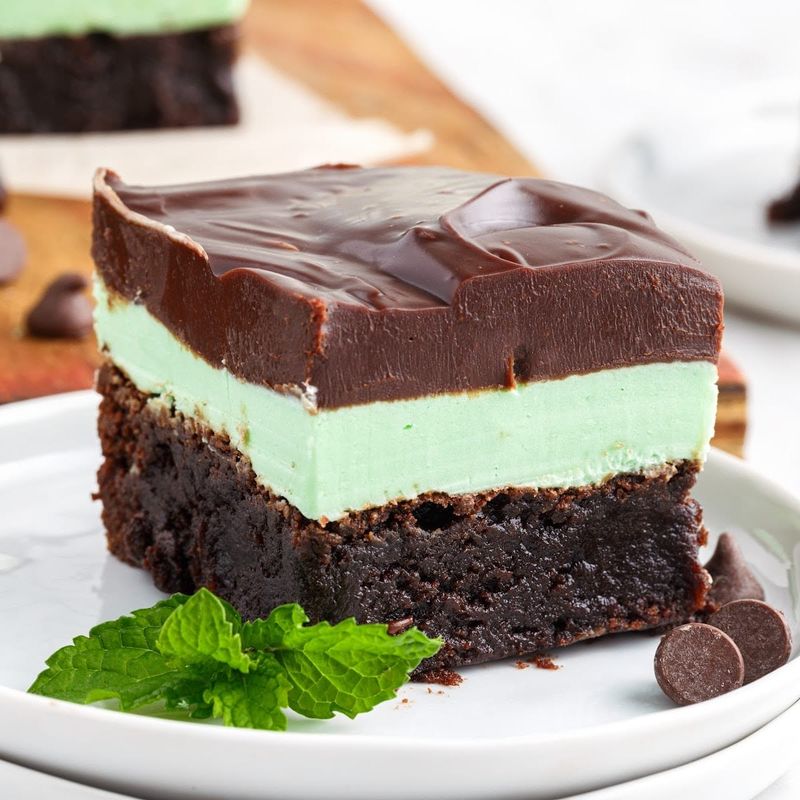 Mint Chocolate Brownies
