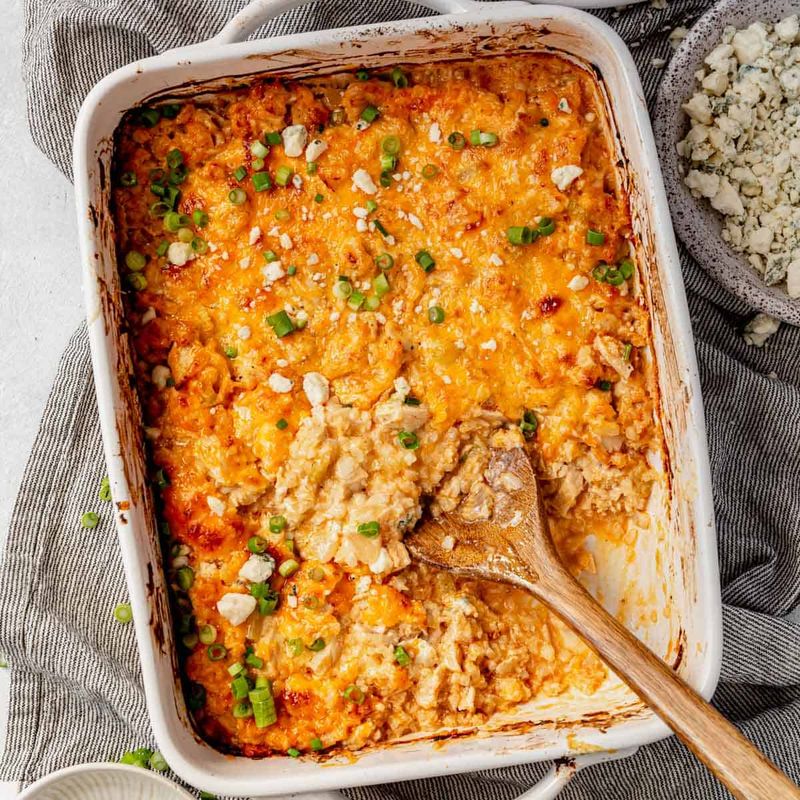 Creamy Buffalo Chicken Bake