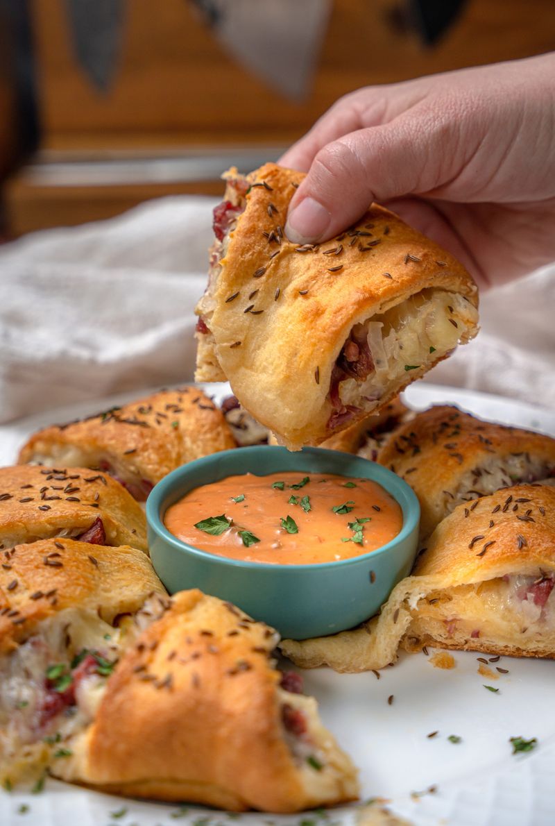 Reuben Crescent Roll-Ups