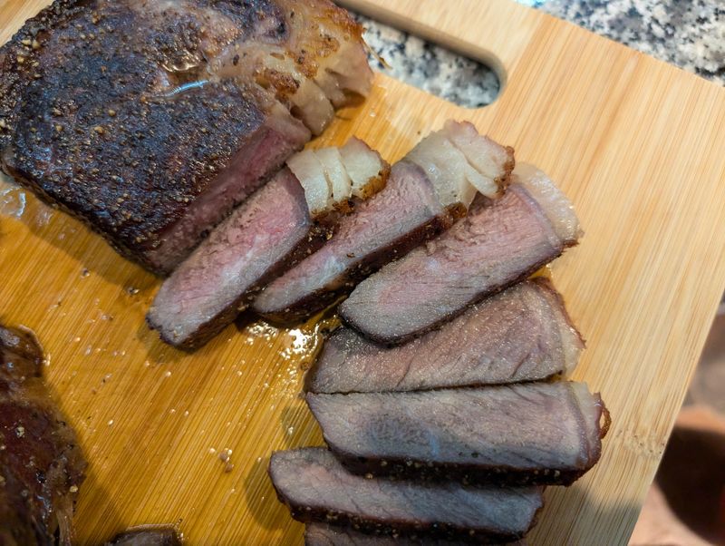 Overcooked steak at places not known for steak