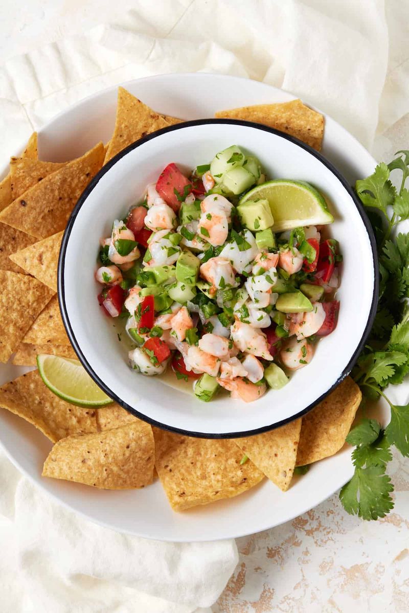 Ceviche de Camaron (Shrimp Ceviche)