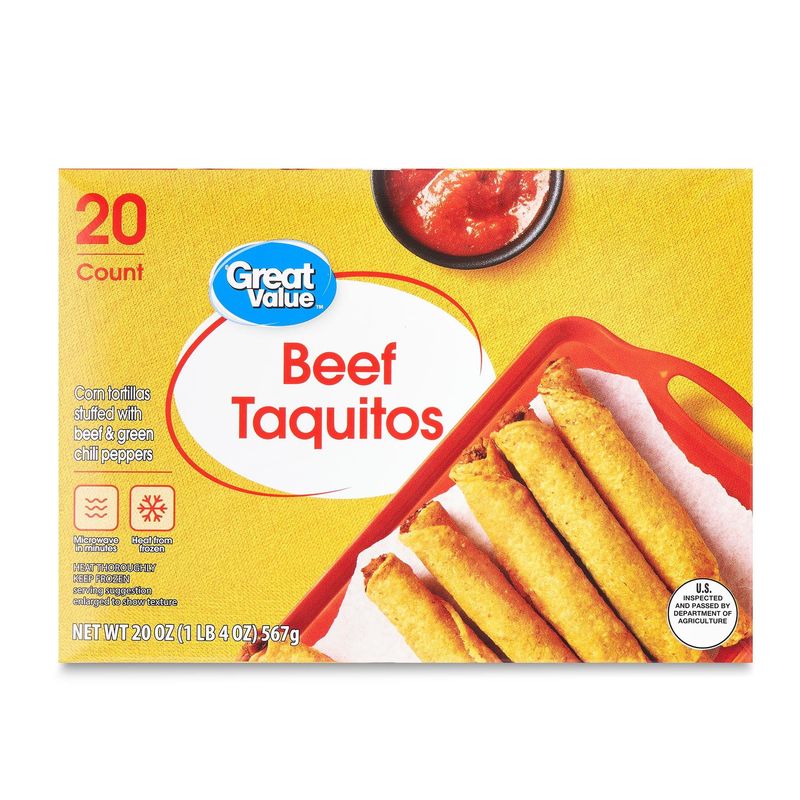Great Value Beef Taquitos