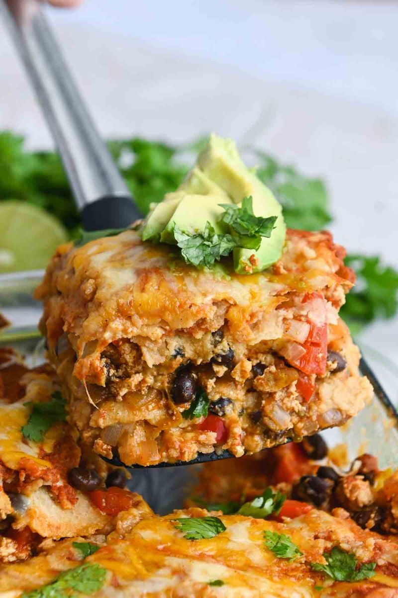 Black Bean Enchilada Bake