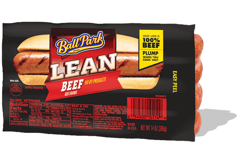 Ball Park Lean Beef Hot Dogs