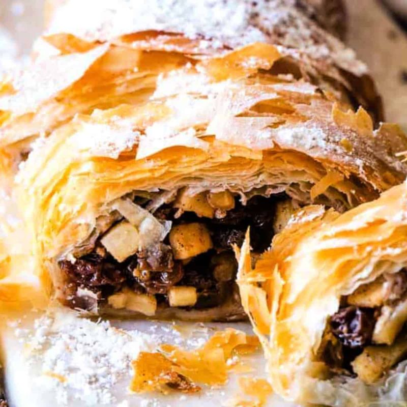 Apple Strudel With Phyllo