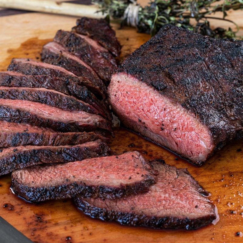 Grilled Tri Tip With Tallow Brush