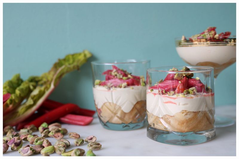 Rhubarb Tiramisu